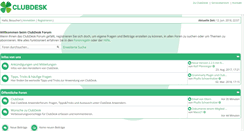 Desktop Screenshot of forum.clubdesk.com